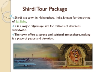 Best Shirdi tour package from Chennai