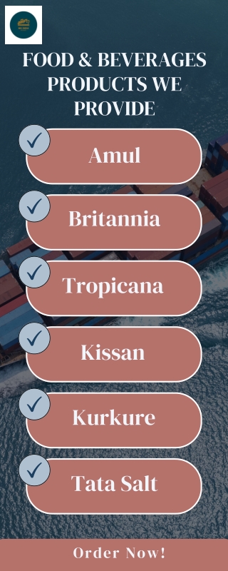 FMGC Brands We Export | MG Export India