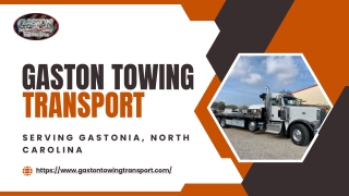 Emergency Towing Made Easy with Gaston Towing in Gaston County