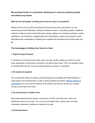 We buy houses in Long Island (1)