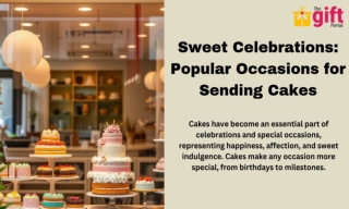 Send Cakes to USA: Order Cakes for Every Occasion | TheGiftPortal