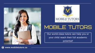 Edmonton Tutoring Transforming Learning Experiences for All Ages and Subjects