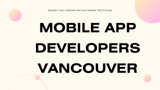 Mobile App Developers Vancouver - Whiten App Solutions