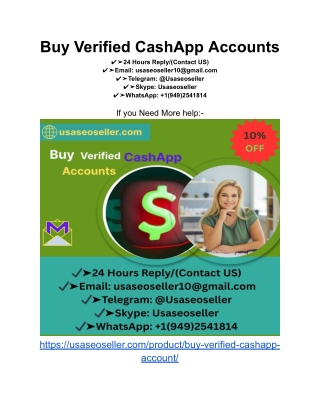 How to Buy, Verified Cash App Accounts in 2025