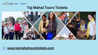Taj Mahal Tour Tickets