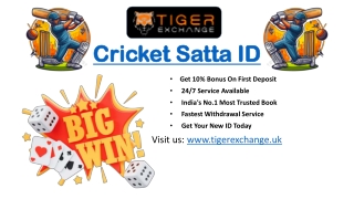 Trusted Cricket Satta ID Provider – WhatsApp Now!