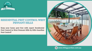 Residential Pest Control West Pennant Hills