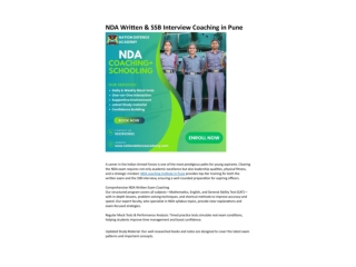 NDA Written & SSB Interview Coaching in Pune_00001