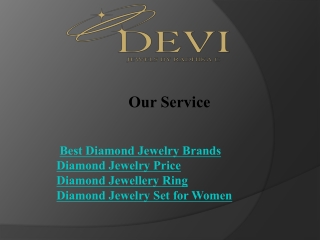Diamond Jewelry Set for Women