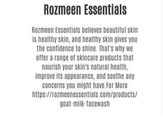 Rozmeen Essentials