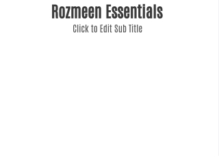 Rozmeen Essentials
