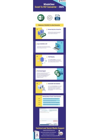 WholeClear Excel to VCF Converter - Trouble Free Solution
