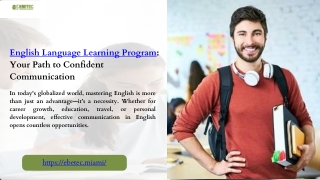 English Language Learning Program: Your Gateway to Fluency and Confidence