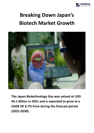 Japan Biotechnology