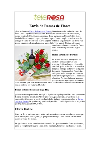 Envío de Ramos de Flores