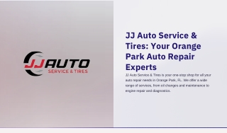 Essential Car Maintenance Services at JJ Auto Service & Tires