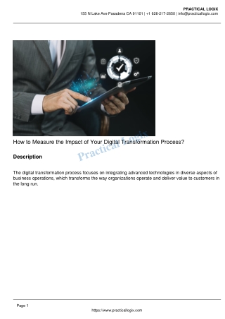 How to Measure the Impact of Your Digital Transformation Process?