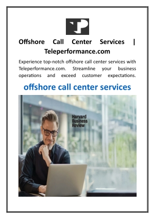 Offshore Call Center Services  Teleperformance