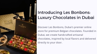 Chocolates Delivery Dubai