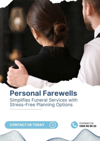 Personal Farewells Simplifies Funeral Services with Stress-Free Planning Options