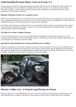 Navigating the Legal Process with Experienced Fresno Accident Attorneys