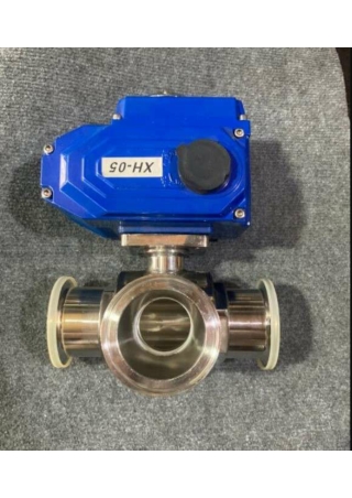 Van bi inox vi sinh điều khiển điện - phukieninox