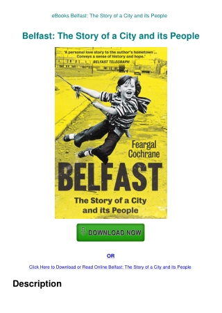 eBooks Belfast The Story of a City and its People