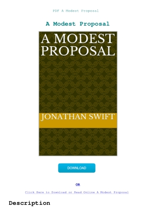 PDF A Modest Proposal