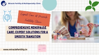 Comprehensive Menopause Care Expert Solutions for a Smooth Transition