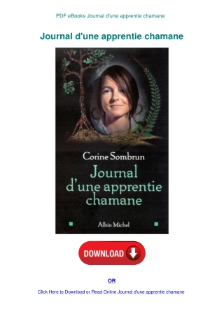 PDF eBooks Journal d'une apprentie chamane
