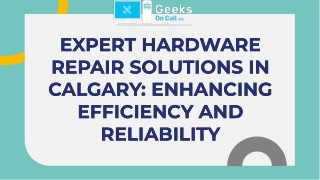 Hardware repair Calgary