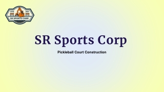 Pickleball Court Construction  Sports Turf Contractors India