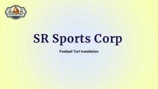 Football Turf Installation   FIFA Standard Turf Installation