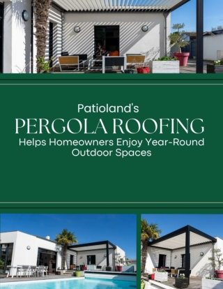 Patioland’s Pergola Roofing Helps Homeowners Enjoy Year-Round Outdoor Spaces