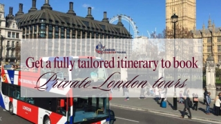 Get a fully tailored itinerary to book Private London tours