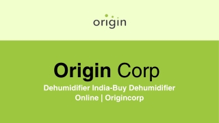 Origin Corp