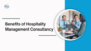 Benefits of Hospitality management consultancy