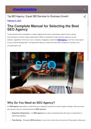 Top SEO Agency – Maximize Your Online Visibility & Growth