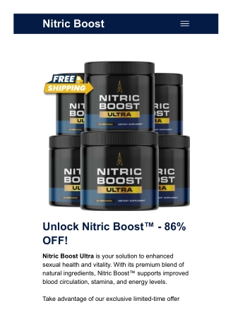 The Best Way to Take Nitric Boost for Endurance and Stamina