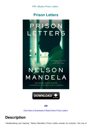 PDF eBooks Prison Letters