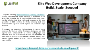 Elite Web Development Company | Build, Scale, Succeed