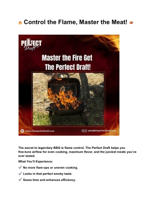 Control the Flame, Master the Meat