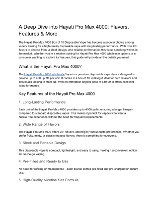 _Hayati Pro Max 4000