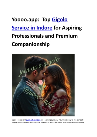 Yoooo.app  Top Gigolo Service in Indore.docx