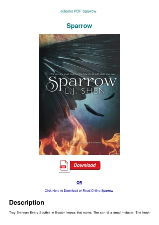 eBooks PDF Sparrow