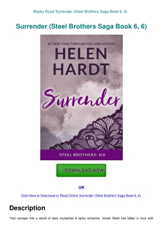 Books Read Surrender (Steel Brothers Saga Book 6  6)
