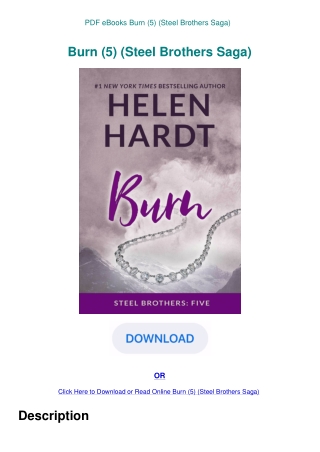 PDF eBooks Burn (5) (Steel Brothers Saga)