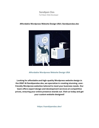Affordable Wordpress Website Design USA | Sandipandas.dev