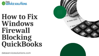How to Fix Windows Firewall Blocking QuickBooks