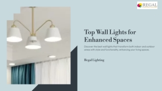 Top Wall Lights for Indoor and Outdoor Use